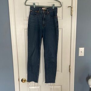 Madewell The Perfect Vintage Jean - size 24, medium wash